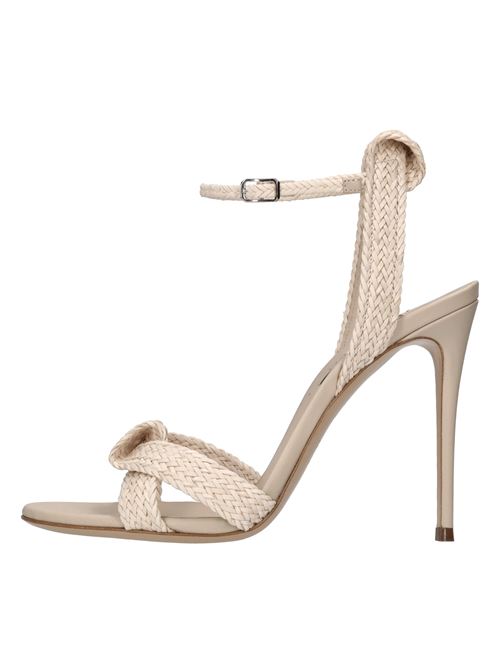 Sandali Hanoi in pelle intrecciata CASADEI | 1L453B1001C3019SPIAGGIA ROSA